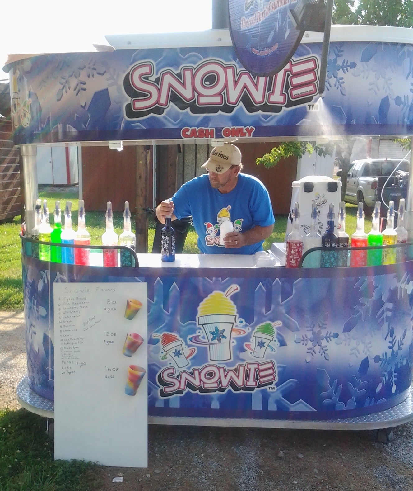 "Snowie" Of Odon Indiana - Snowie Shaved Ice Locations